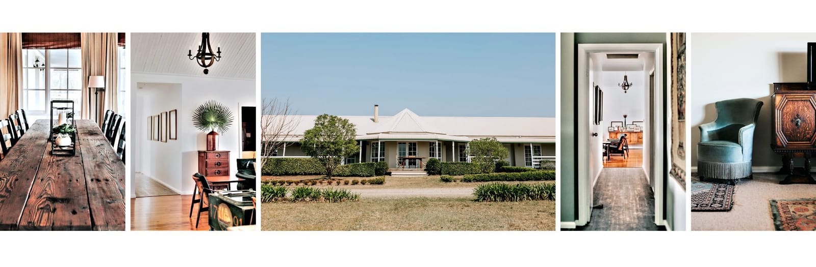 Country estate with gardens and interiors at Corunna Station, Broke, Hunter Valley