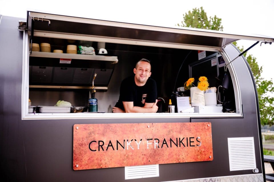 The Cranky Frankies food truck at Entwine Hunter Valley