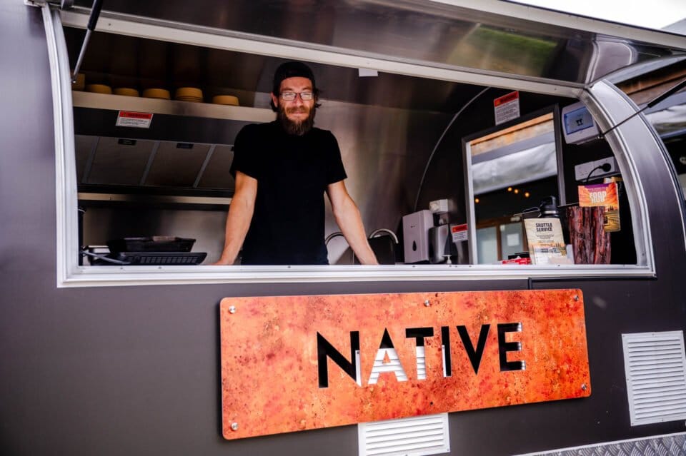 Native food truck at Entwine, Pokolbin, Hunter Valley