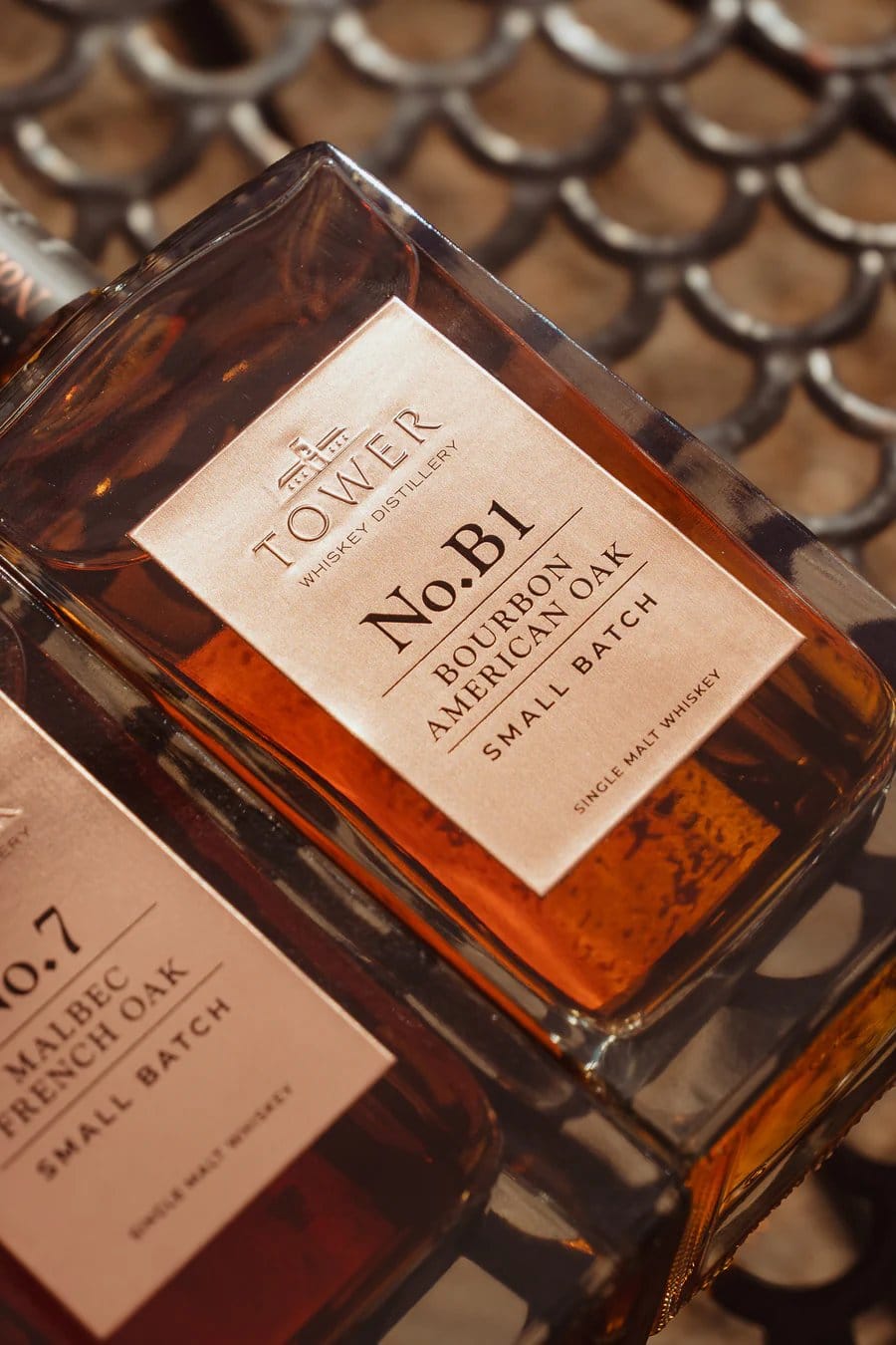 Whiskey bottles and barrels at Hope Distillery, Pokolbin, Hunter Valley