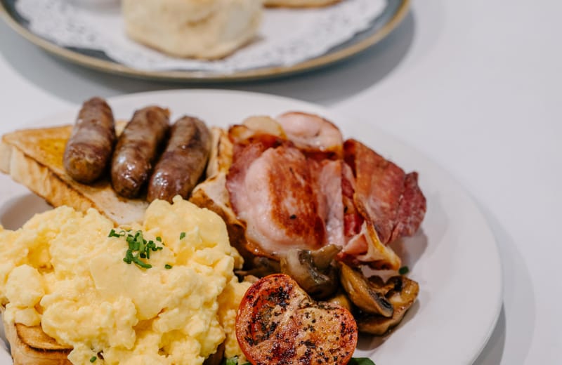 A big breakfast at Lime Leaf Café