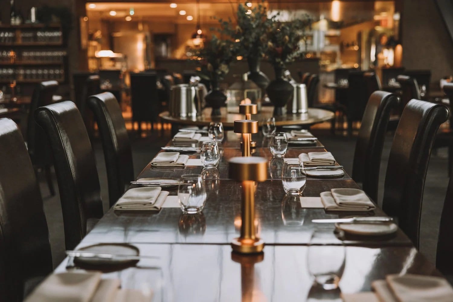 Modern restaurant interior with warm timber ceiling at Muse Restaurant, Pokolbin, Hunter Valley