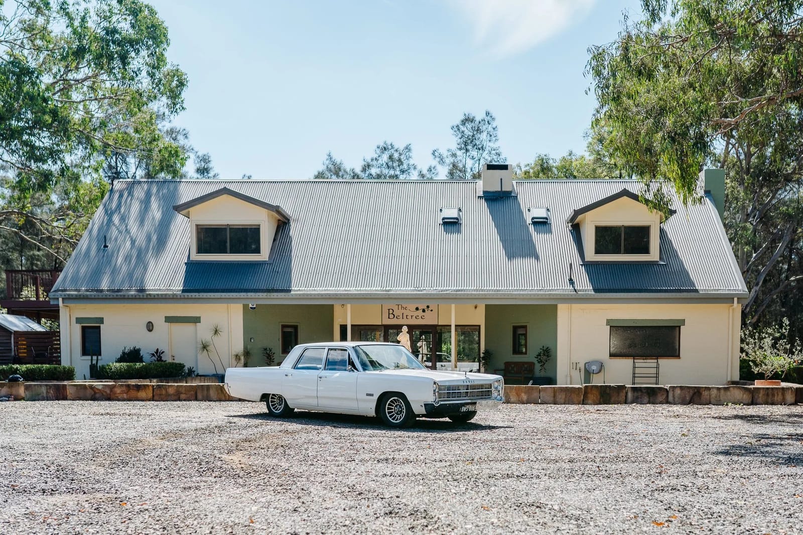 The Beltree homestead building, now used as reception